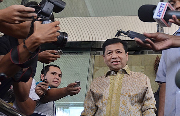 Bendahara Partai Golkar Setya Novanto Diperiksa KPK