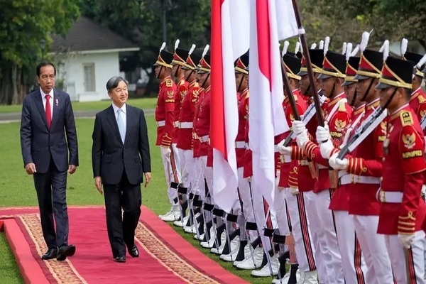 Presiden Jokowi Sambut Kunjungan Kaisar Jepang