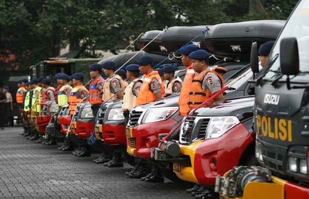 Polri Gelar Apel Siaga Penanggulangan Bencana