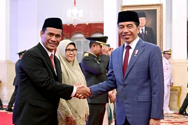 Presiden Jokowi Melantik Agus Subiyanto Jadi KSAD dan Andi Amran Sulaiman Jadi Menteri Pertanian