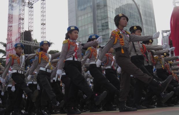 Parade Gerakan Nasional Pelopor Keselamatan Berlalulintas