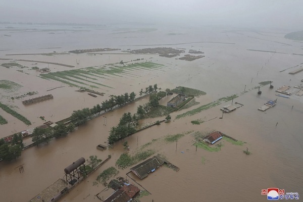 5.000 Orang Dievakuasi Akibat Banjir di Korea Utara