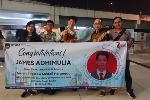 James Adhimulia, Pelajar SMAK 1 PENABUR Raih Perunggu di International Chemistry Olympiad 2024