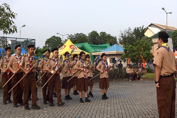 Pramuka Saka Bhayangkara Gelar Lokabhara di BPK PENABUR Gading Serpong