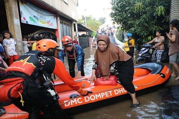 Banjir di Sejumlah Wilayah di Jakarta, Jawa Barat dan Banten