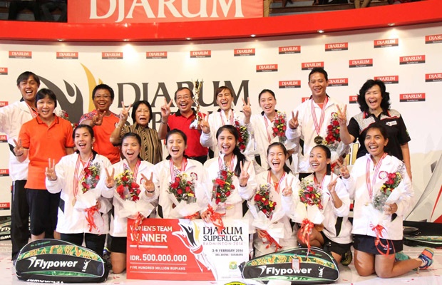 Djarum Badminton Superliga 2014: Tim putri Jaya Raya Raih Juara