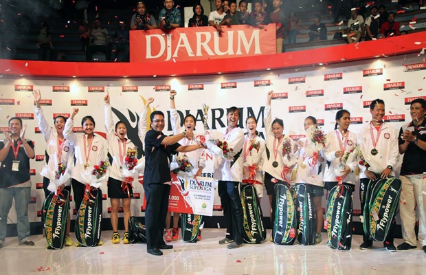 Djarum Badminton Superliga 2014: Tim putri Jaya Raya Raih Juara