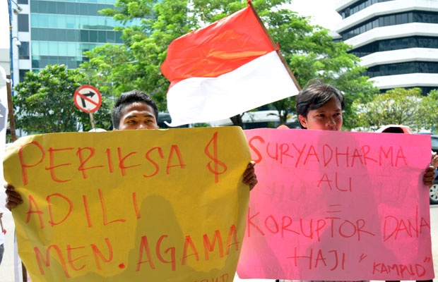 Demo Korupsi Dana Haji