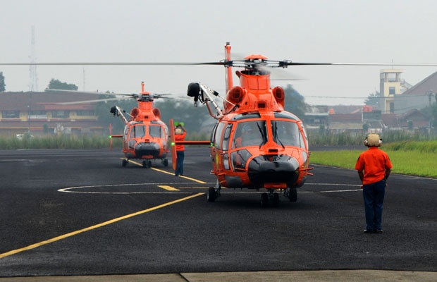 Basarnas Terima Helikopter Dauphin dari PT DI