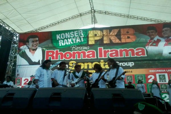 Rhoma Irama Ramaikan Kampanye Nasional PKB