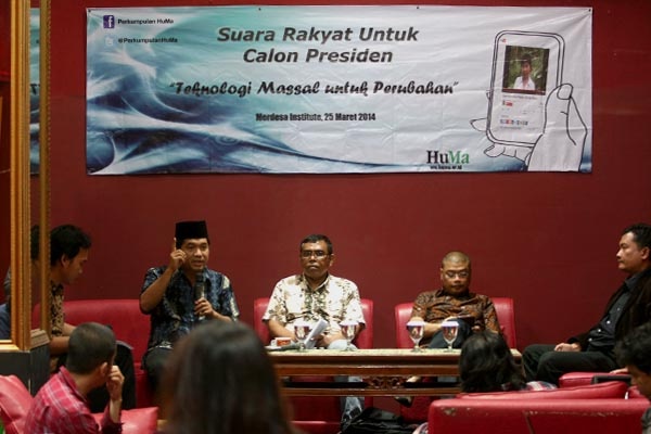 Diskusi Suara Rakyat untuk Presiden Baru