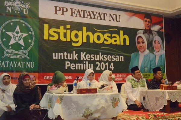 PP Fatayat Istighosah untuk Kesuksesan Pemilu 2014