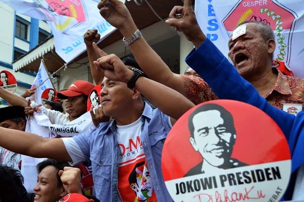 Jokowi-JK Deklarasi di Gedung Joang