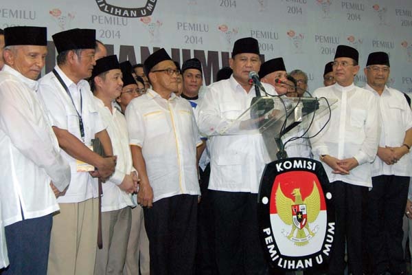 Prabowo-Hatta Daftarkan Capres-Cawapres ke KPU