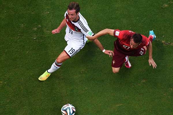 Jerman Luar Biasa, Gunduli Portugal 4-0