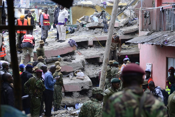 Korban Gedung Runtuh di Kenya Mencapai 16 Orang