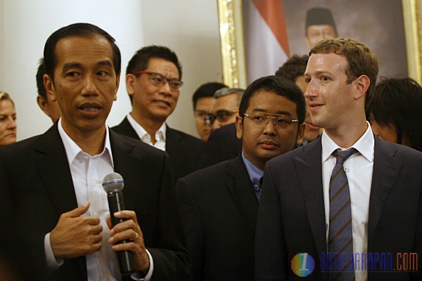 Pendiri Facebook Bertemu Jokowi