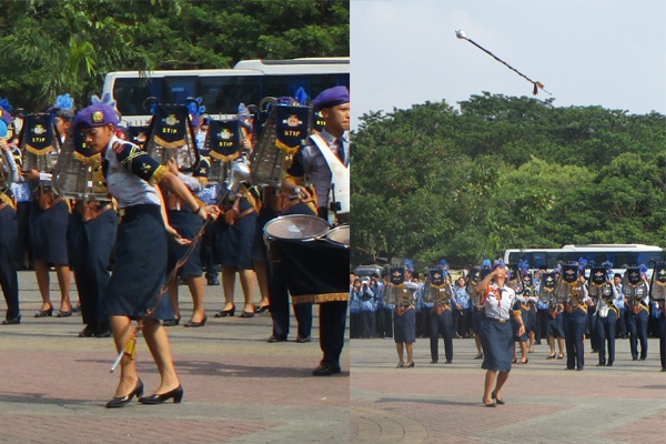 Atraksi Menwa di Peringatan Sumpah Pemuda Monas