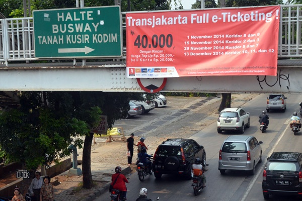 Transjakarta Terapkan e-tiketing