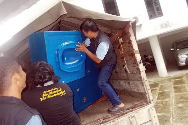 GKI Klaten dan Banser Ansor Antar Bantuan ke Banjarnegara