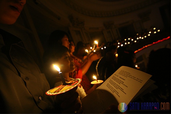 Ibadah Malam Natal GPIB Immanuel Berlangsung Khidmat