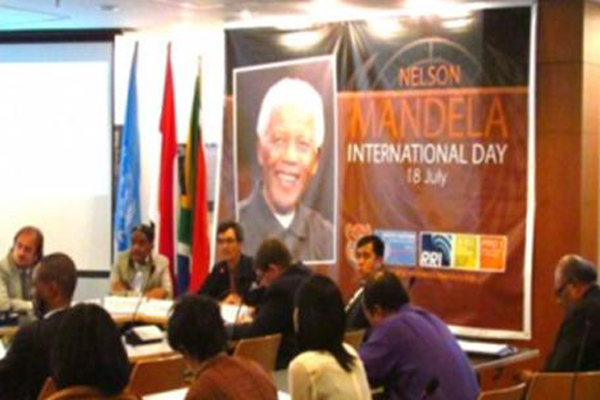 Peringatan Hari Internasional Nelson Mandela di Jakarta