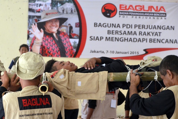 Baguna PDIP Gelar Pelatihan Penanggulangan Bencana