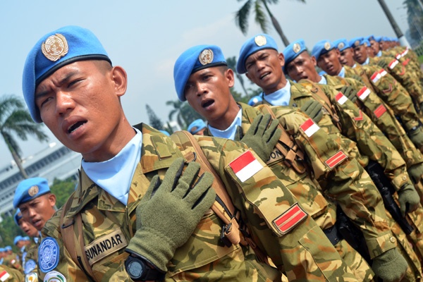 Panglima TNI Melepas 800 Prajurit  Konga ke Darfur