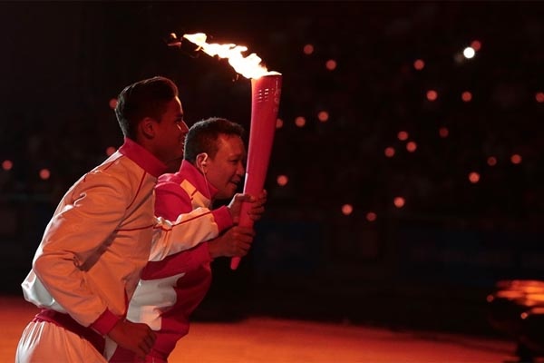 Menpora  Apresiasi Pembukaan SEA Games 2015