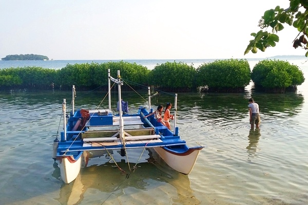 Halaman Belakang Pulau Pramuka Jadi Lokasi Favorit Ngabuburit