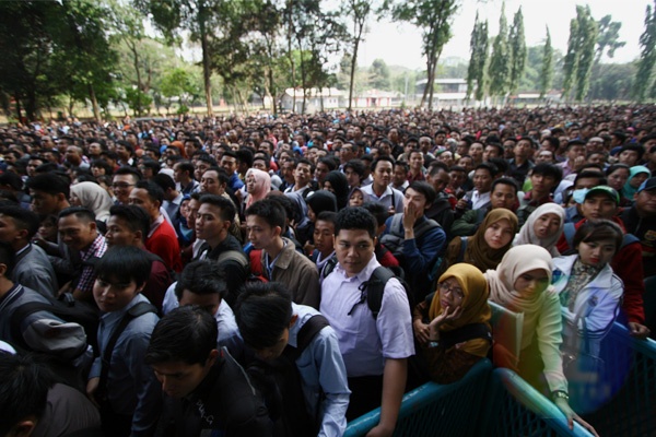 Puluhan Ribu Mengadu Nasib di Job For Career 2015