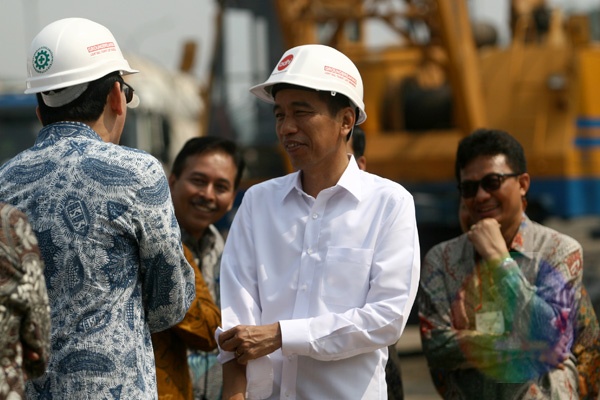 Presiden Joko Widodo Resmikan Pembangunan LRT 