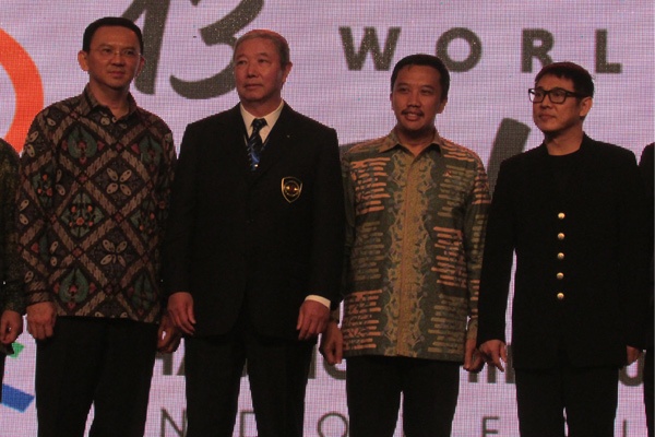 Menpora dan Jet Li Resmikan Kejuaraan Dunia Wushu 2015