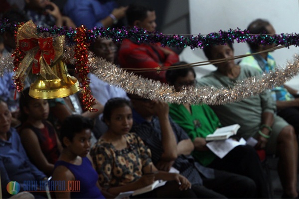 Ibadah Malam Natal di Gereja Immanuel Berlangsung Khidmat