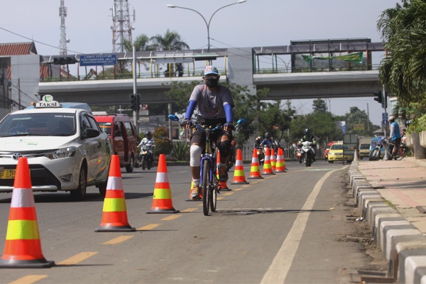 Jalur Khusus Sepeda Kota Depok Hari Ini Dibuka