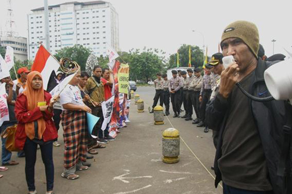 Menolak Lupa Gerakan 30 September, BEM se-Jakarta Berunjuk Rasa di Istana