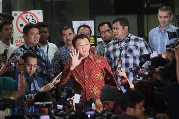 Gubernur Ahok Jalani Pemeriksaan di Mabes Polri 