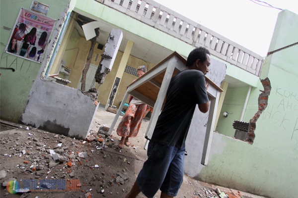 Ratusan Rumah di Kawasan Kalijodo Rata Tanah