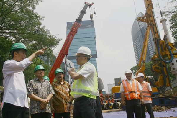 Gubernur Joko Widodo Hari Ini Resmi Membuka Pembangunan MRT di Jakarta