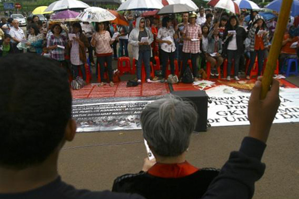 GKI Yasmin dan HKPB Filadelfia Terus Beribadah di Seberang Istana