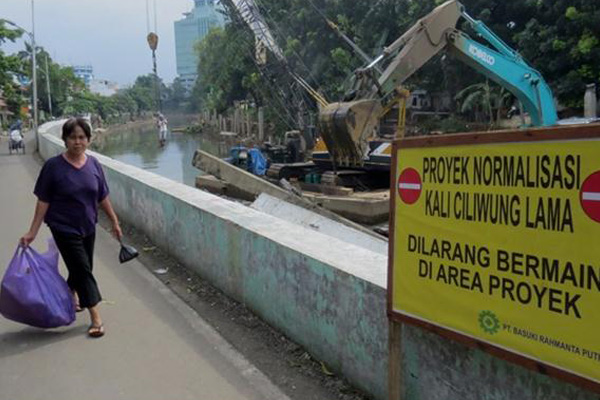 Antisipasi Banjir, Jakarta Normalisasi Kali Ciliwung