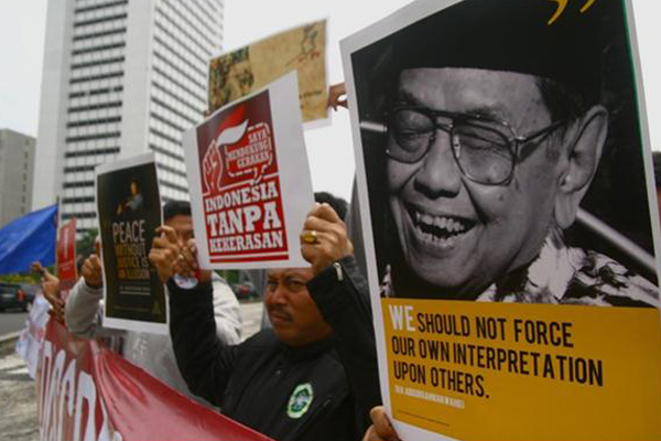 Aksi Damai Hari Toleransi Internasional 2013 di Jakarta 