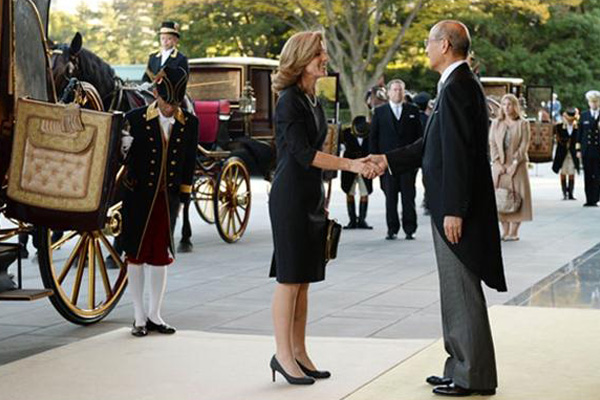 Duta Besar Caroline Kennedy Temui Kaisar Jepang