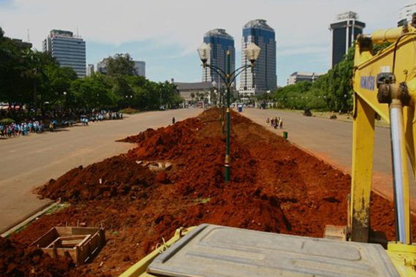 Taman di Monas Direnovasi