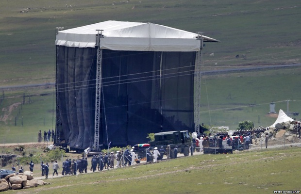 Upacara Pemakaman Nelson Mandela di Qunu