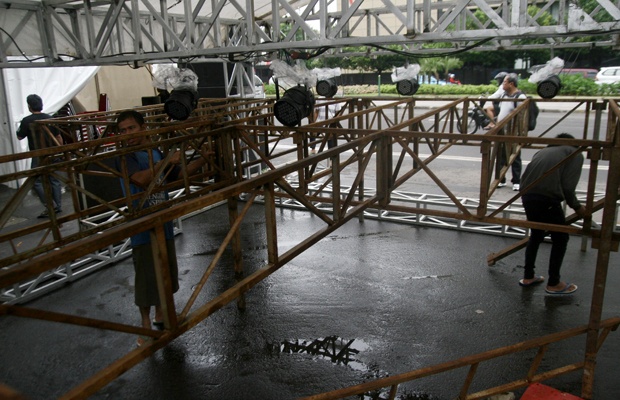 Panggung Hiburan Jakarta Night Festival Ramaikan Pesta Tahun Baru